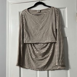 Boob brand nursing striped shirt